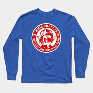 North Pole E.L.F.S. (Red) Long Sleeve T-Shirt